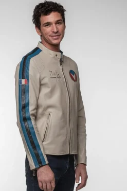 Blouson Homme Michel Vaillant Michel2 Vaillant Ecru