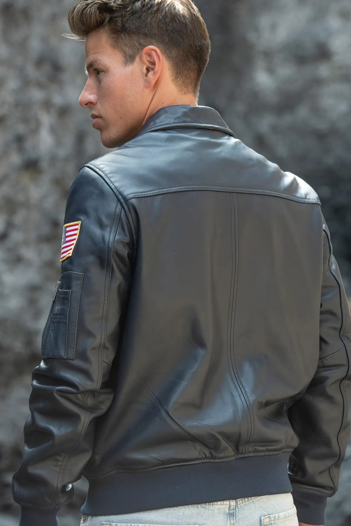 Blouson Homme Nasa Columbia Navy