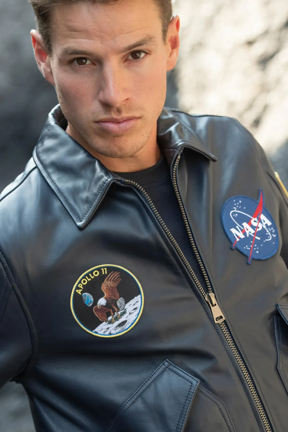 Blouson Homme Nasa Columbia Navy