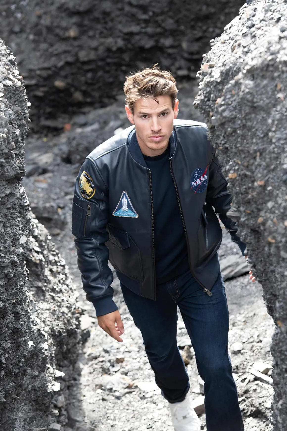 Blouson Homme Nasa Odyssey Navy Blue