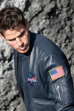 Blouson Homme Nasa Odyssey Navy Blue