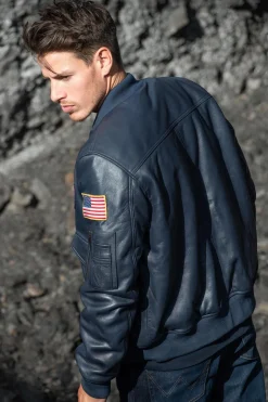 Blouson Homme Nasa Odyssey Navy Blue