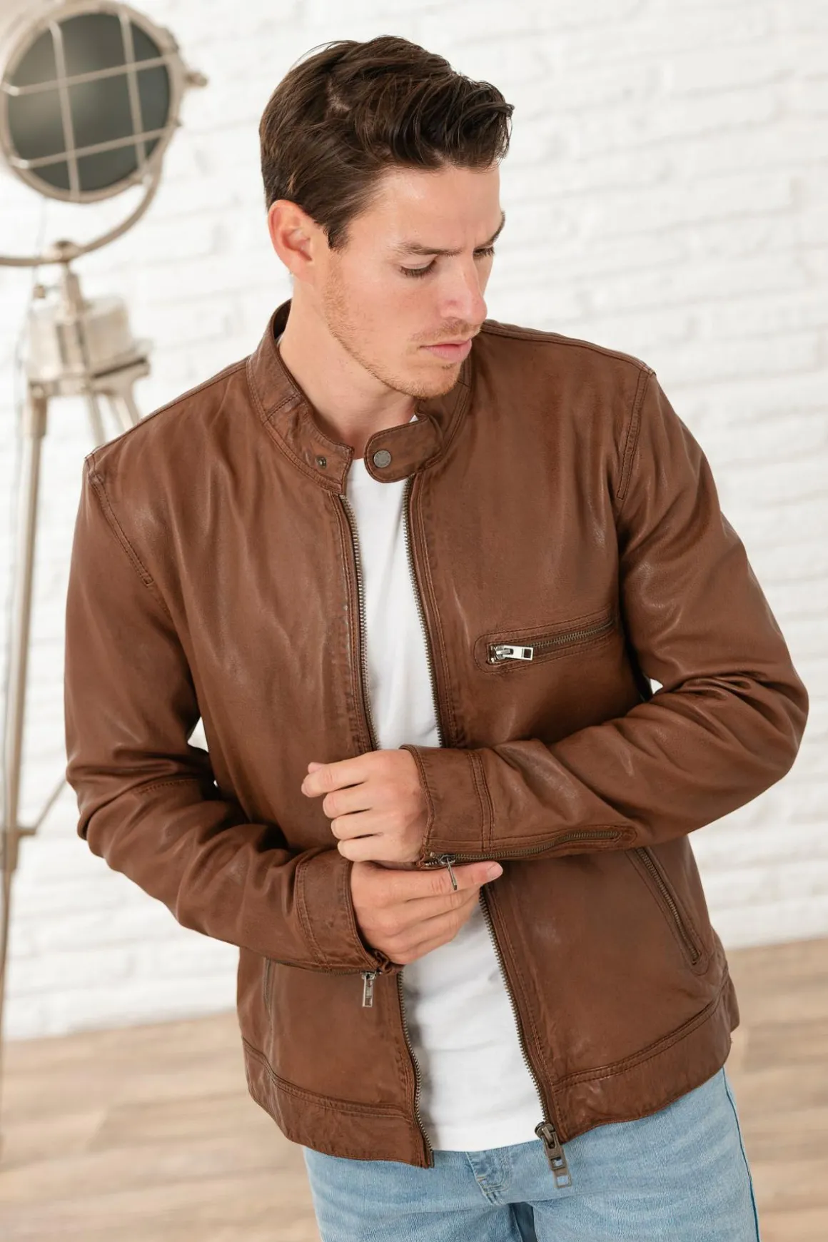 Blouson Homme Oakwood Bobby Tan 515