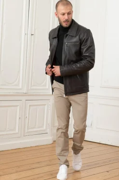 Blouson Homme Oakwood Crawford Marron 502