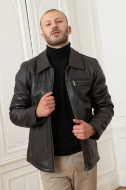 Blouson Homme Oakwood Crawford Marron 502