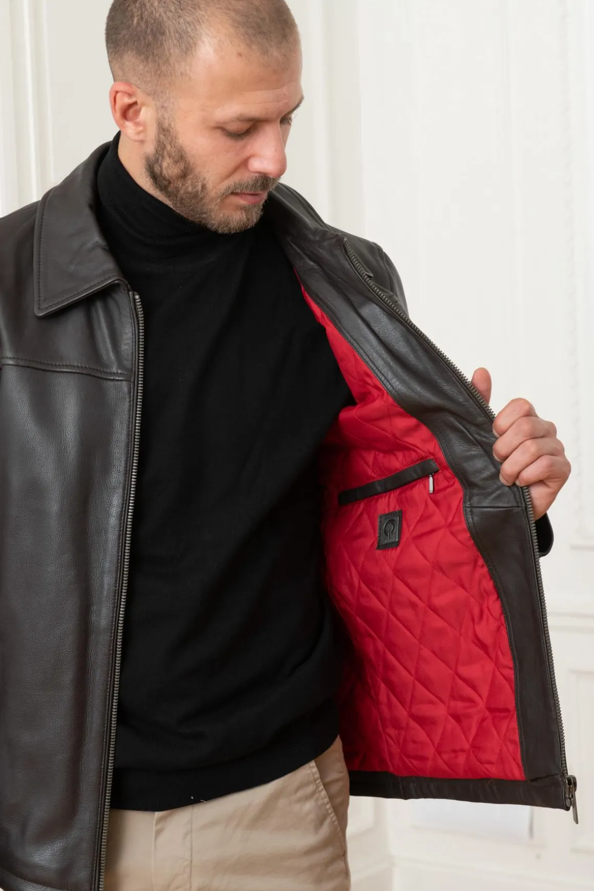 Blouson Homme Oakwood Crawford Marron 502