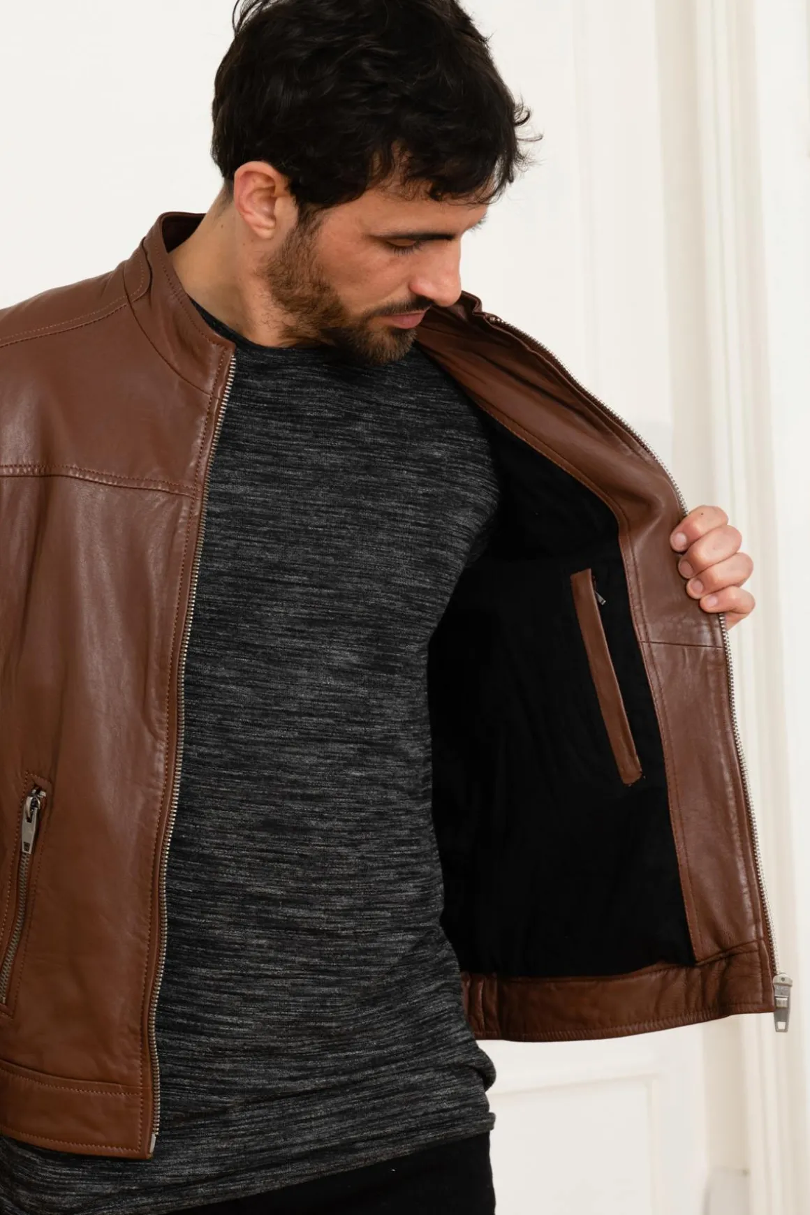 Blouson Homme Oakwood Hub 6 Marron Clair 503