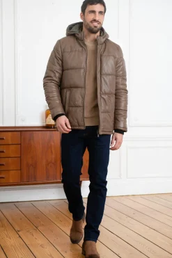 Blouson Homme Oakwood Tag Marron 503