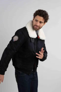 Blouson Homme Patrouille De France Aircraft Phenix Black