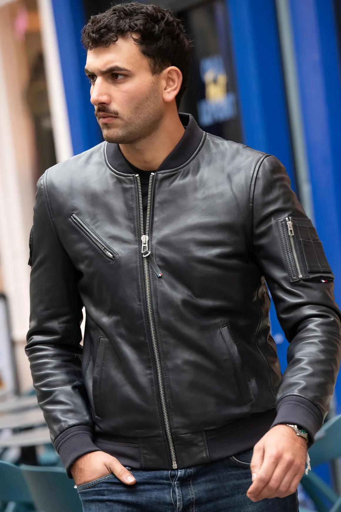 Blouson Homme Patrouille De France Gun Paloma Paf Navy
