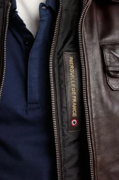Blouson Homme Patrouille De France Jaegger Alpha Brown