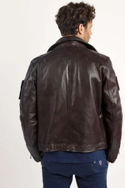 Blouson Homme Patrouille De France Jaegger Alpha Brown