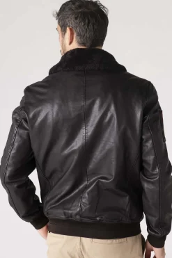 Blouson Homme Patrouille De France Blower Dity Dark Brown