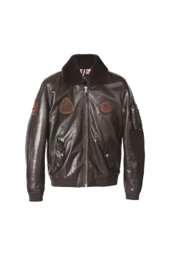 Blouson Homme Patrouille De France Blower Dity Dark Brown