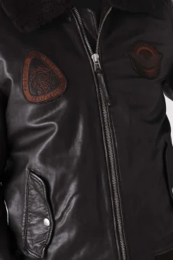 Blouson Homme Patrouille De France Blower Dity Dark Brown