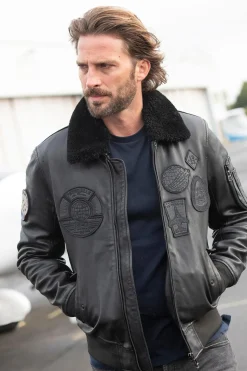 Blouson Homme Patrouille De France Legion Alpha Black