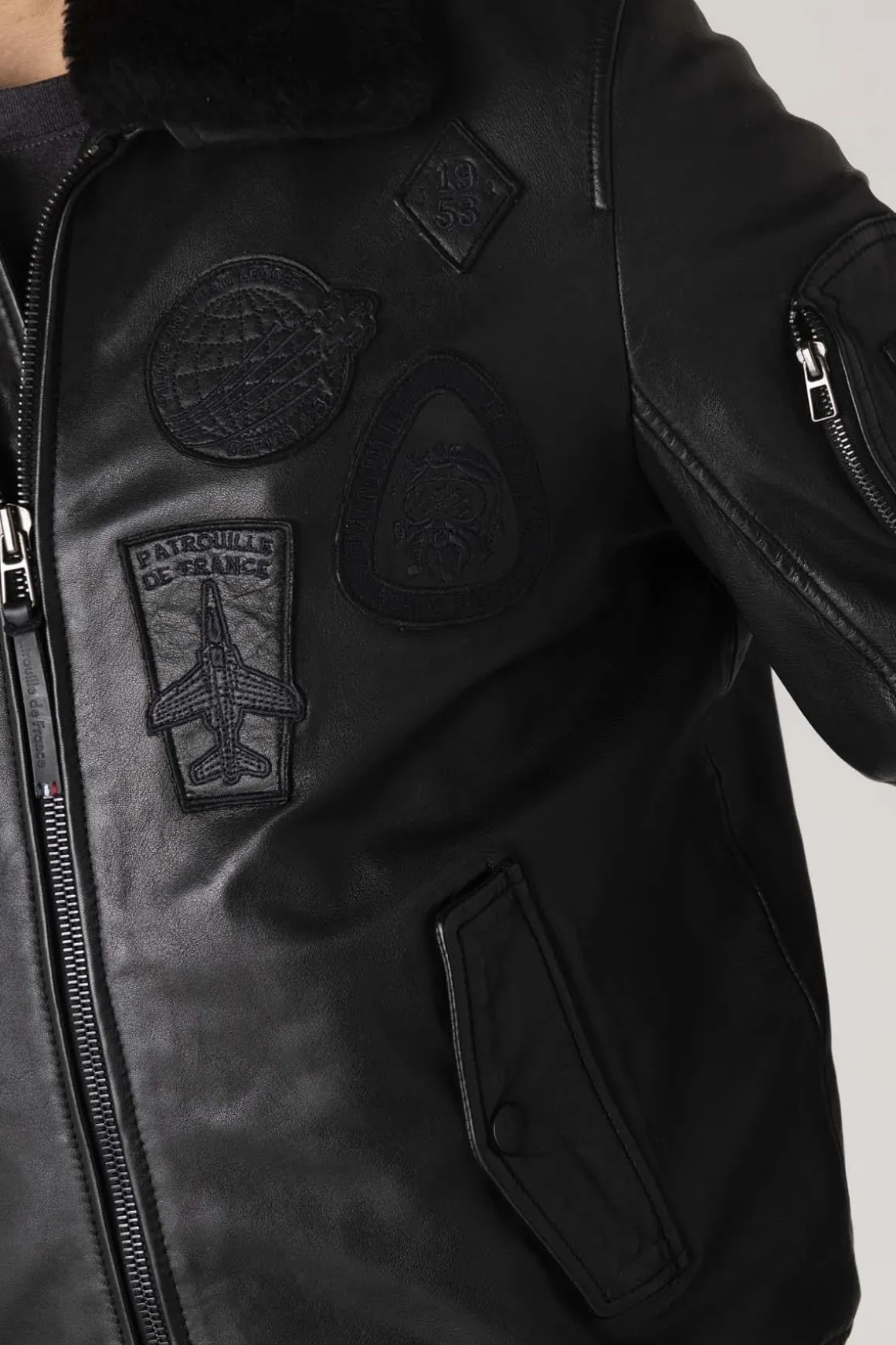 Blouson Homme Patrouille De France Legion Alpha Black