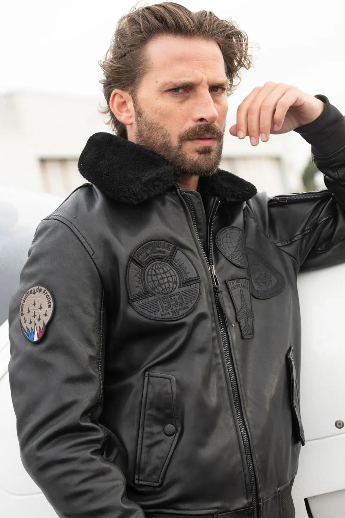 Blouson Homme Patrouille De France Legion Alpha Black