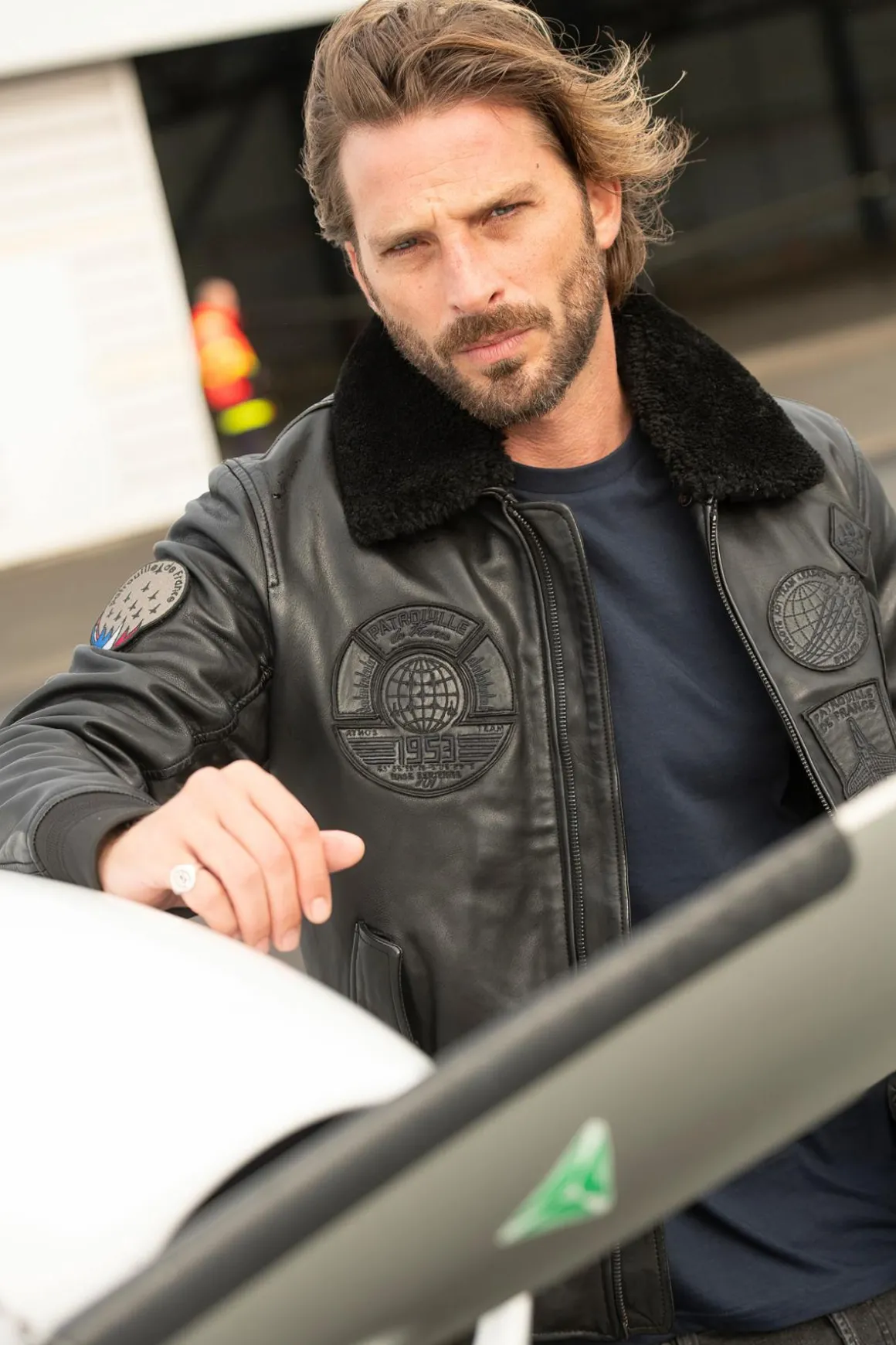 Blouson Homme Patrouille De France Legion Alpha Black