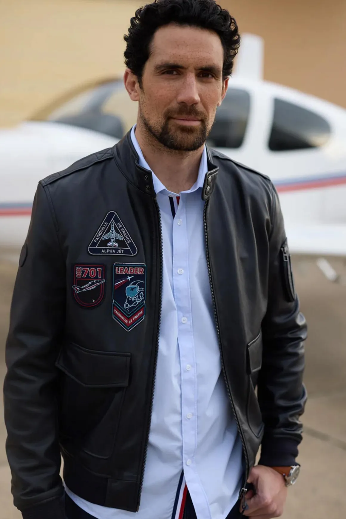 Blouson Homme Patrouille De France Opium Napoli Dark Navy