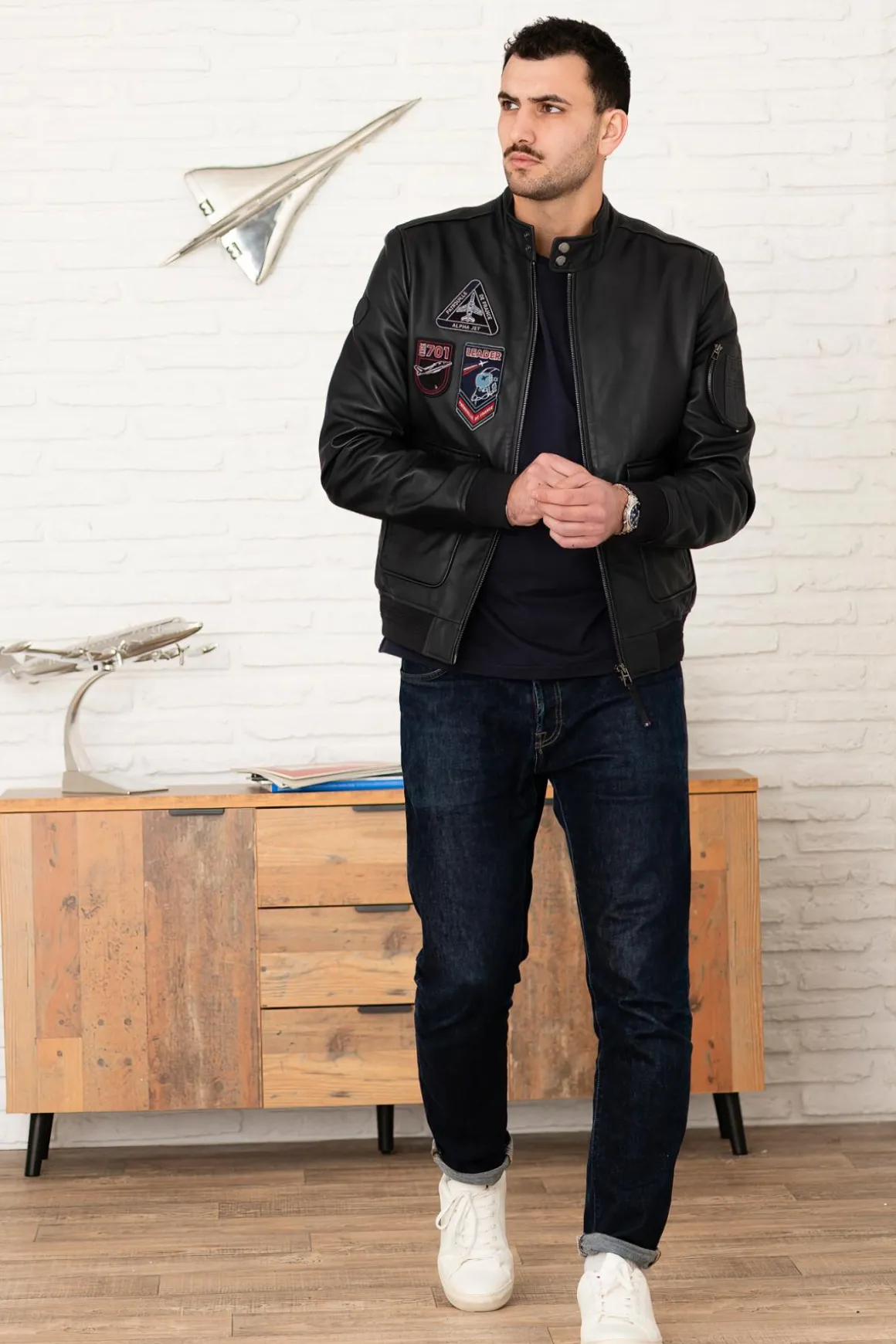 Blouson Homme Patrouille De France Opium Napoli Dark Navy