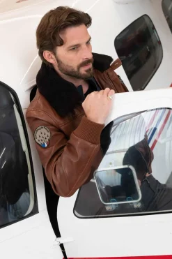 Blouson Homme Patrouille De France Rafal Ycon Cognac