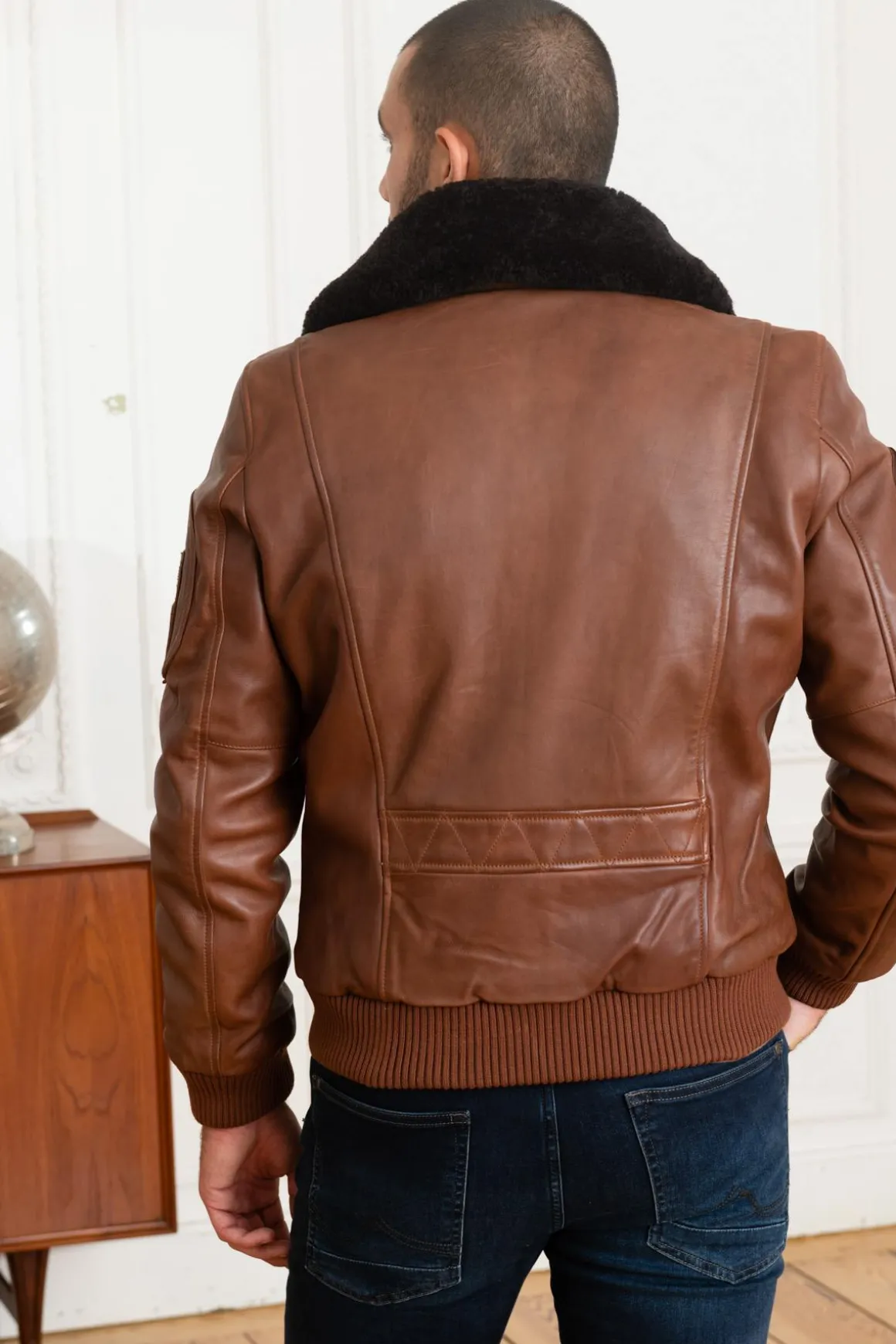 Blouson Homme Patrouille De France Rafal Ycon Cognac
