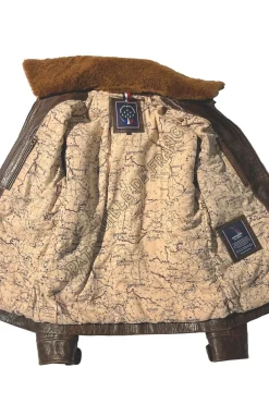 Blouson Homme Patrouille De France Canadian Aeronef Brown