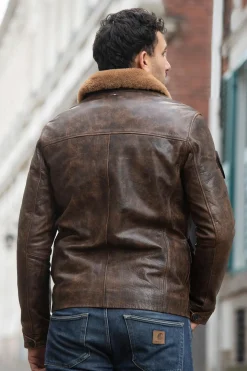 Blouson Homme Patrouille De France Canadian Aeronef Brown