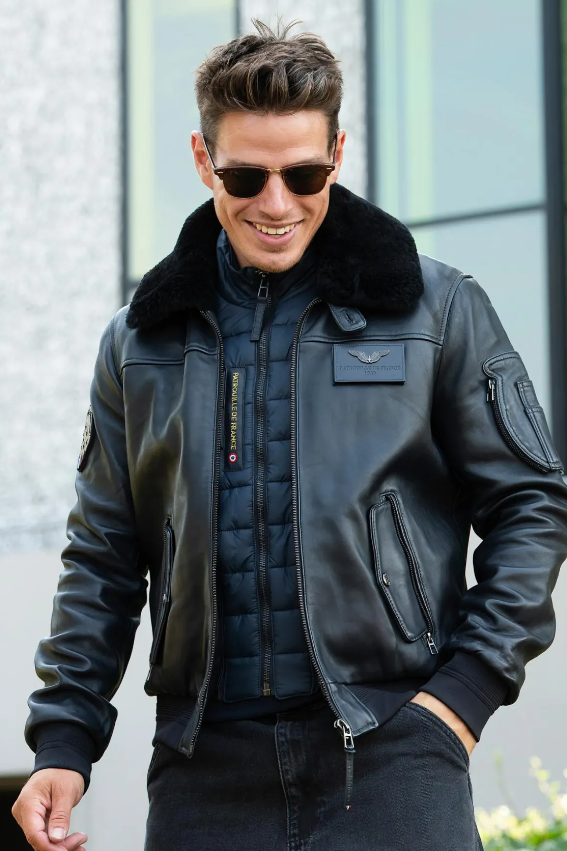 Blouson Homme Patrouille De France Rafal 2.0 Ycon Navy