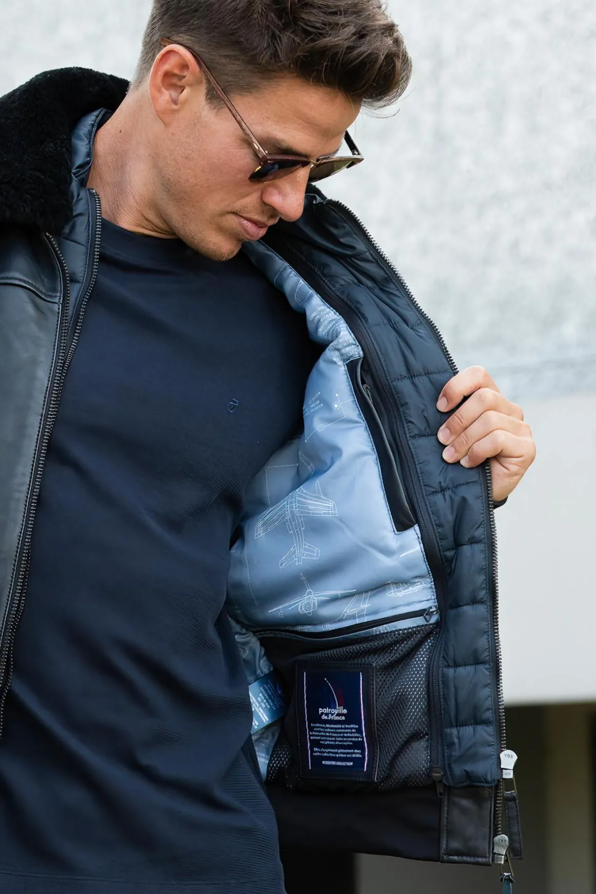 Blouson Homme Patrouille De France Rafal 2.0 Ycon Navy