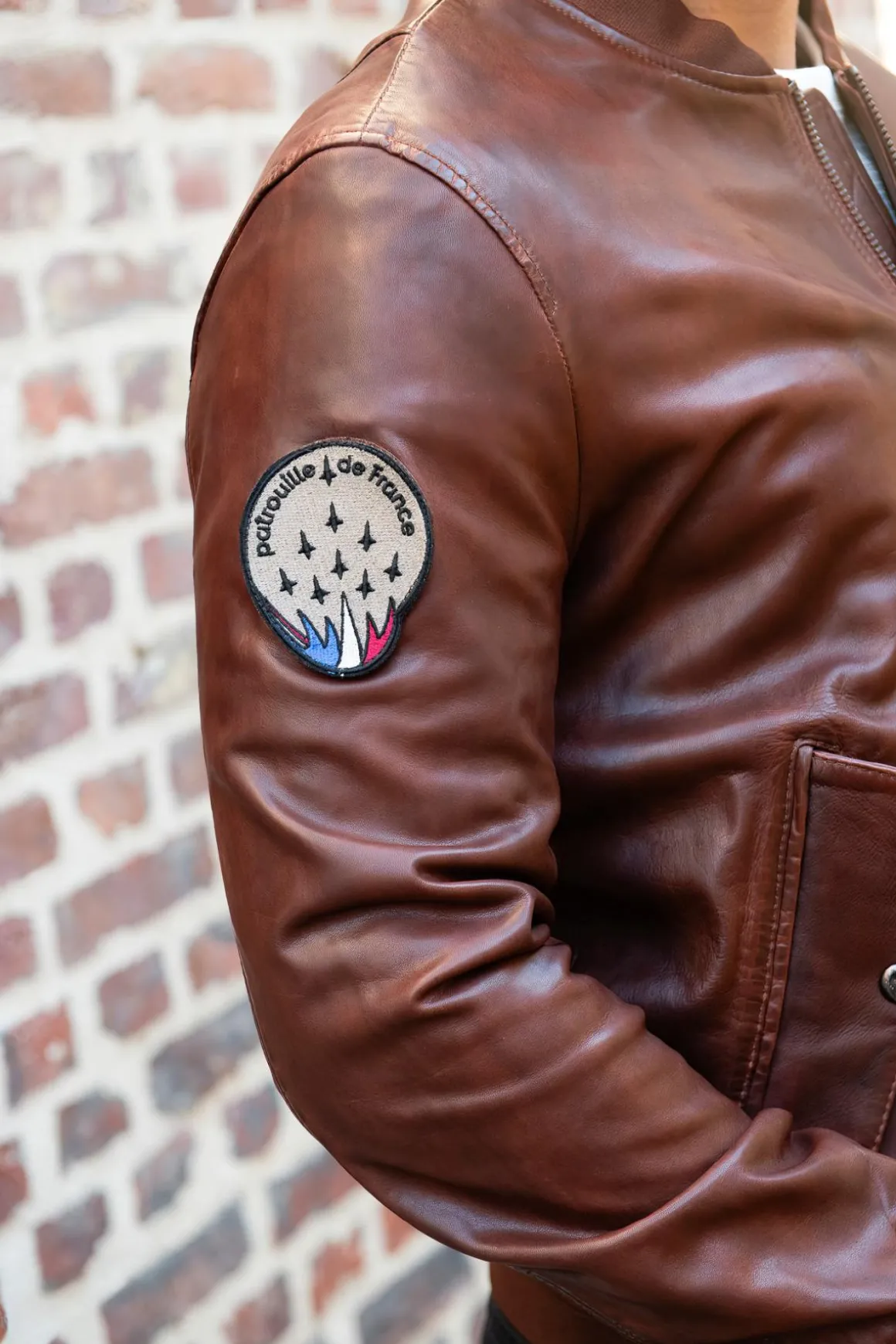 Blouson Homme Patrouille De France Oscar Must Brown