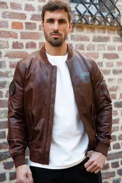 Blouson Homme Patrouille De France Oscar Must Brown