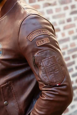 Blouson Homme Patrouille De France Oscar Must Brown