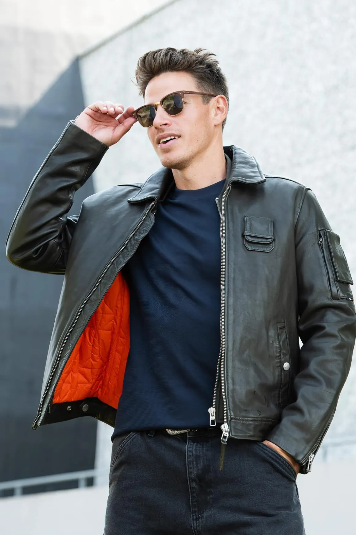 Blouson Homme Patrouille De France Jaegger Alpha Kaki