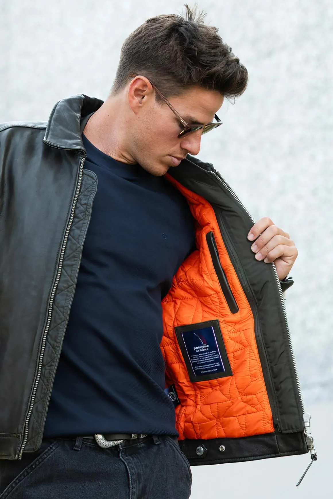 Blouson Homme Patrouille De France Jaegger Alpha Kaki