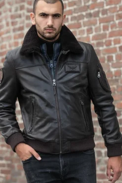 Blouson Homme Patrouille De France Rafal Ycon Brown