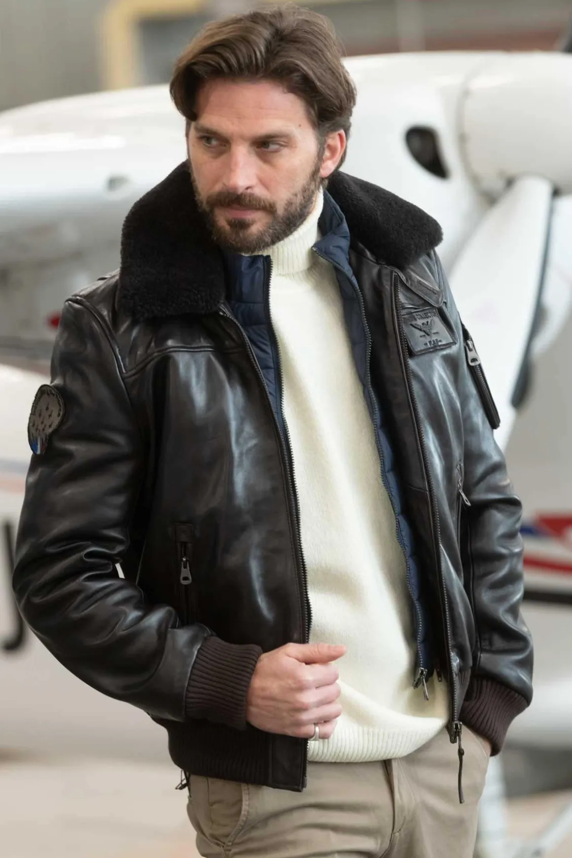 Blouson Homme Patrouille De France Rafal Ycon Brown