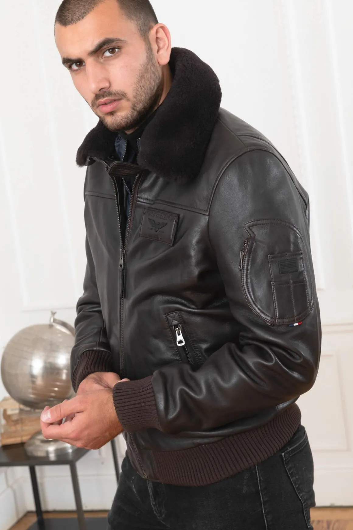 Blouson Homme Patrouille De France Rafal Ycon Brown