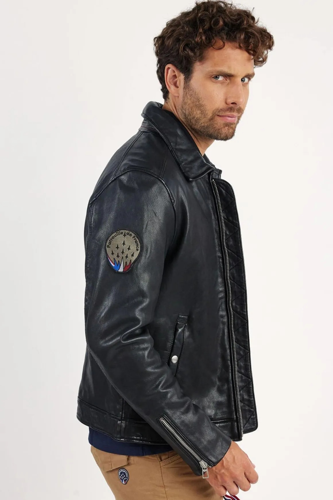 Blouson Homme Patrouille De France Jaegger Alpha Black