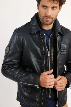 Blouson Homme Patrouille De France Jaegger Alpha Black
