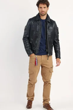 Blouson Homme Patrouille De France Jaegger Alpha Black