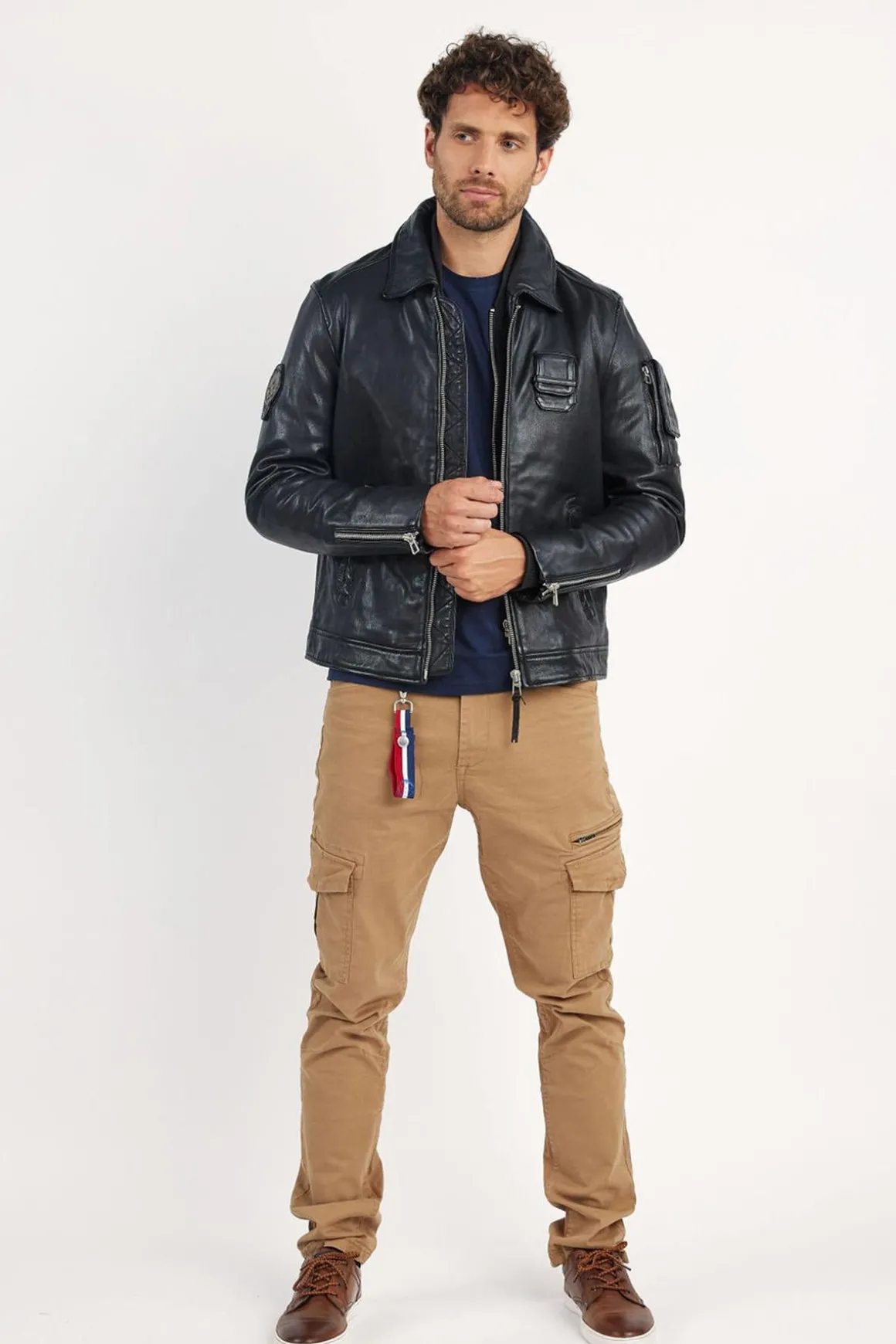 Blouson Homme Patrouille De France Jaegger Alpha Black