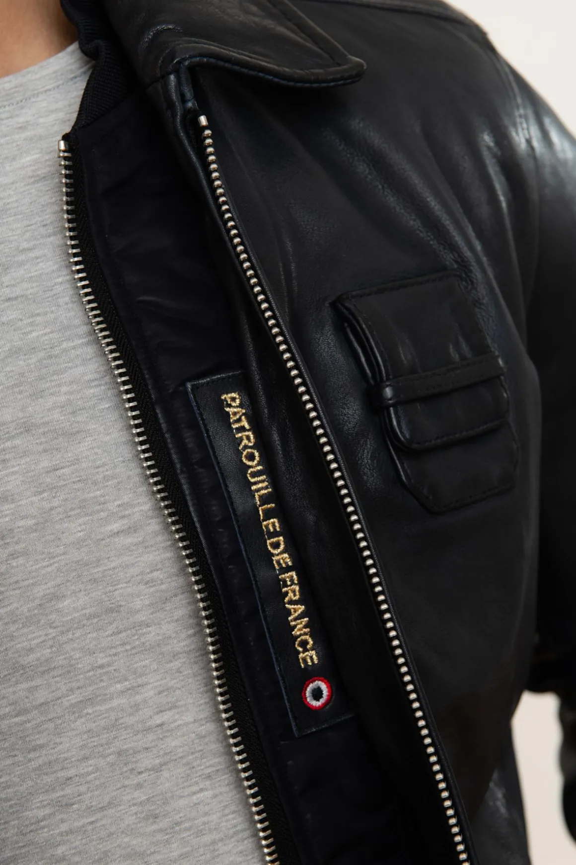 Blouson Homme Patrouille De France Jaegger Alpha Navy