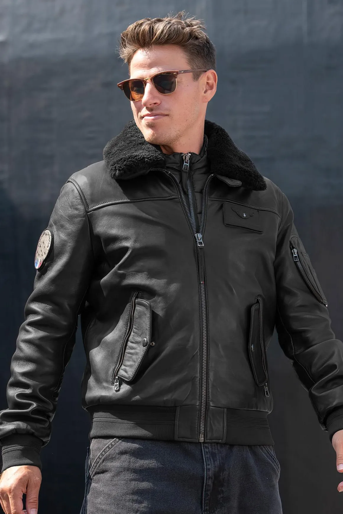 Blouson Homme Patrouille De France Rafal 2.0 Ycon Black