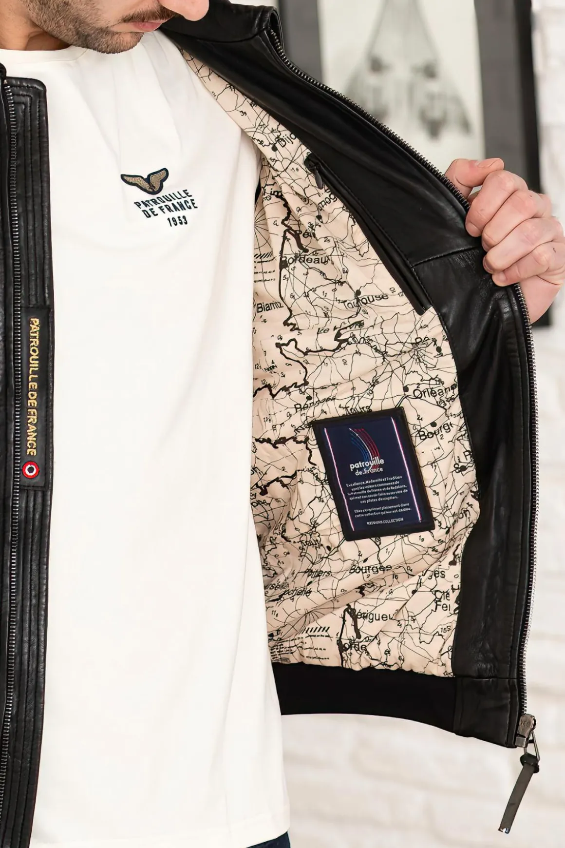 Blouson Homme Patrouille De France Firefly Earth Black