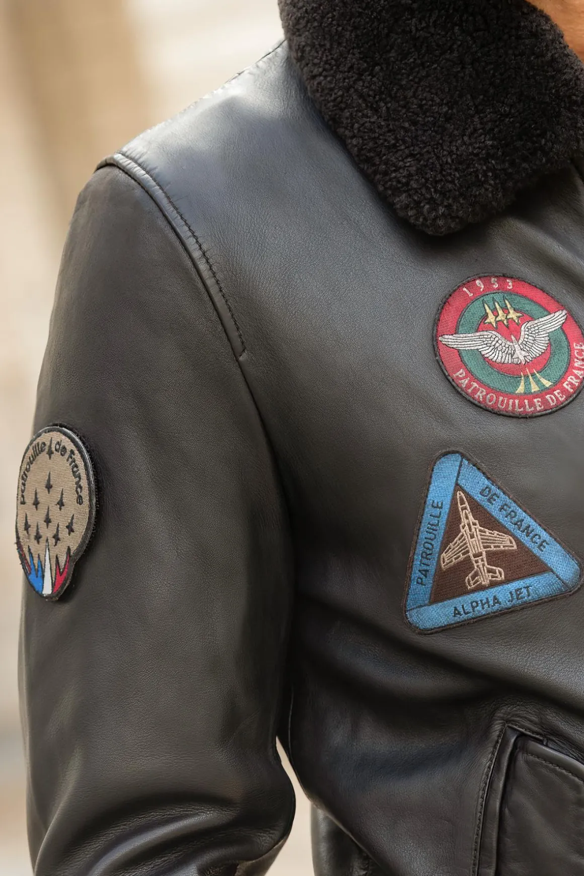 Blouson Homme Patrouille De France Ranger Alpha Brown
