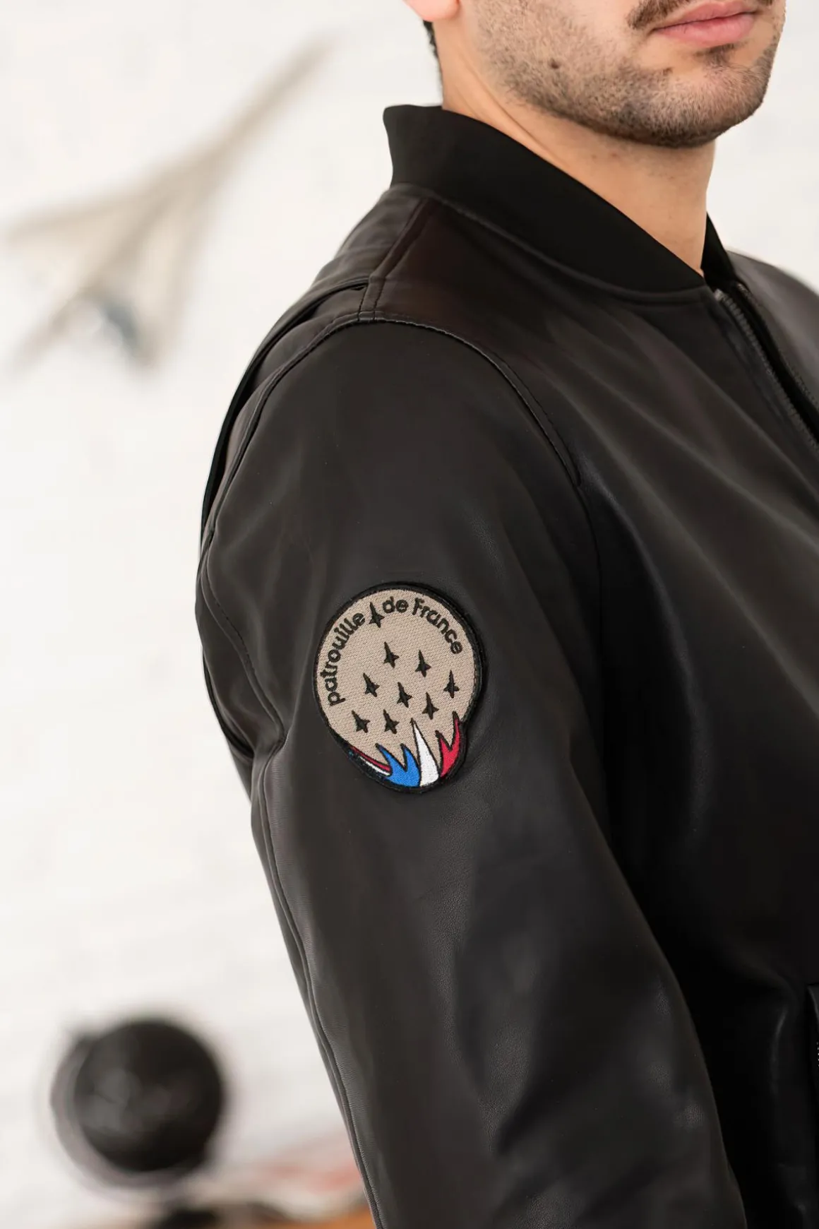 Blouson Homme Patrouille De France Faucon Paloma Black