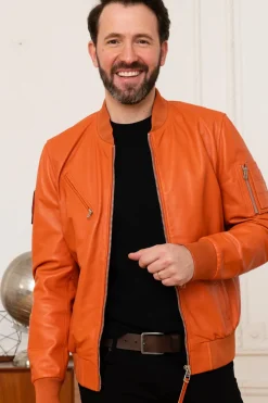 Blouson Homme Patrouille De France Gun Paloma Orange