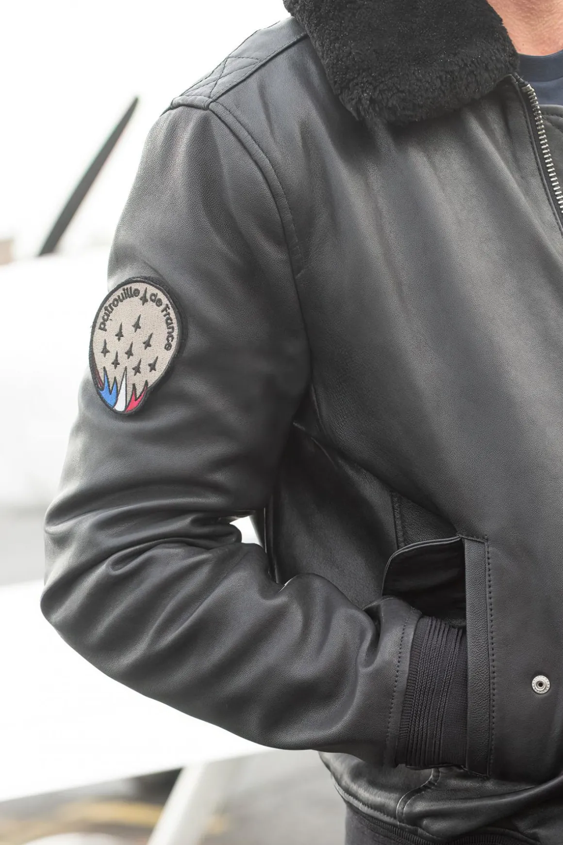Blouson Homme Patrouille De France Official 70 Alpha Dark Navy